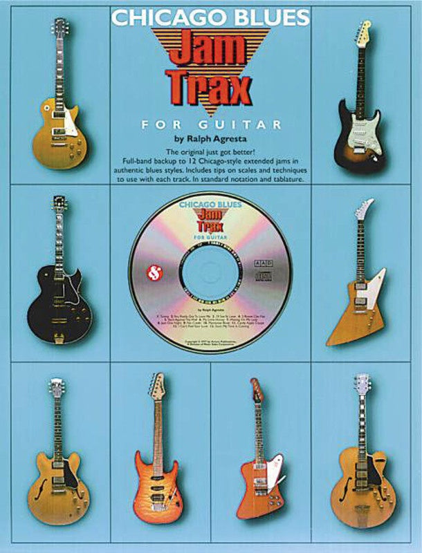 Jamtrax Chicago Blues Guitar Tab Bk/Cd