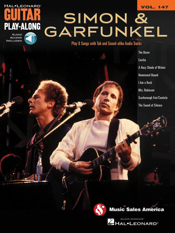 Simon & Garfunkel Guitar Playalong V147 Bk/Ola