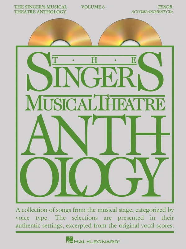 The Singer's Musical Theatre Anthology - Volume 6 For Tenors Book/Accomp Cd