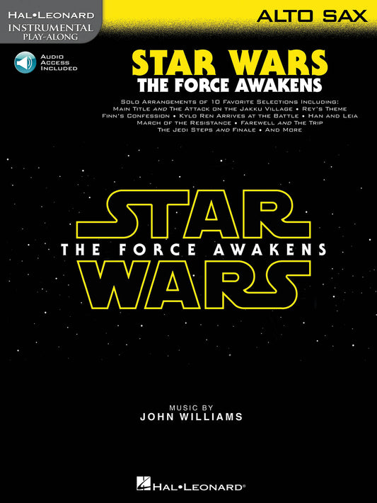 Star Wars Force Awakens - Alto Sax Play Along Book/Ola