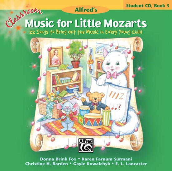 Alfred's Classroom Music For Little Mozarts - Student Cd (For Book 3)