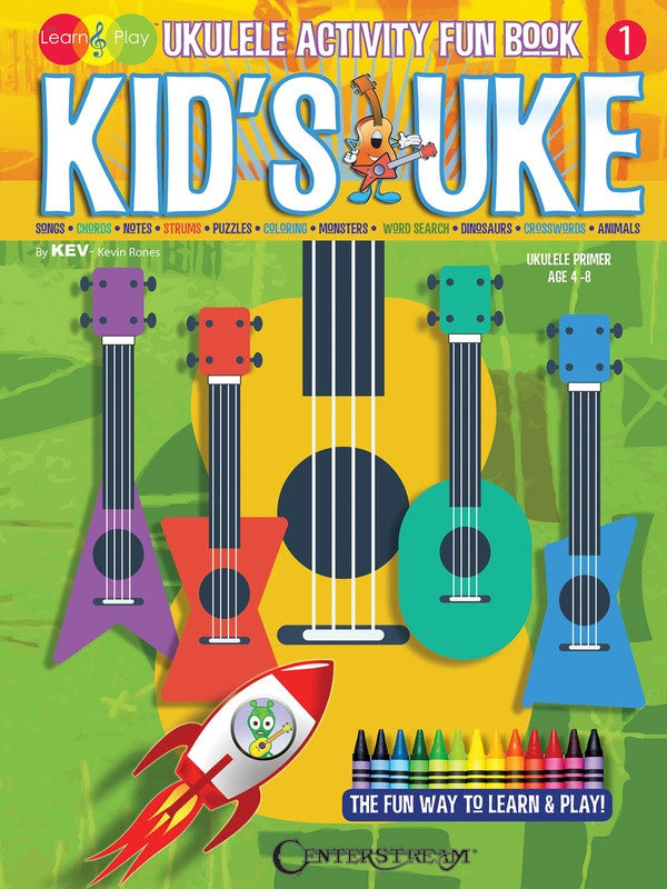 Kid's Uke - Ukulele Activity Fun Book - Music2u