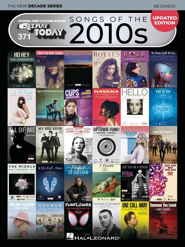 Hit Songs Of The 2010's - New Decade Easy Piano Series Songbook