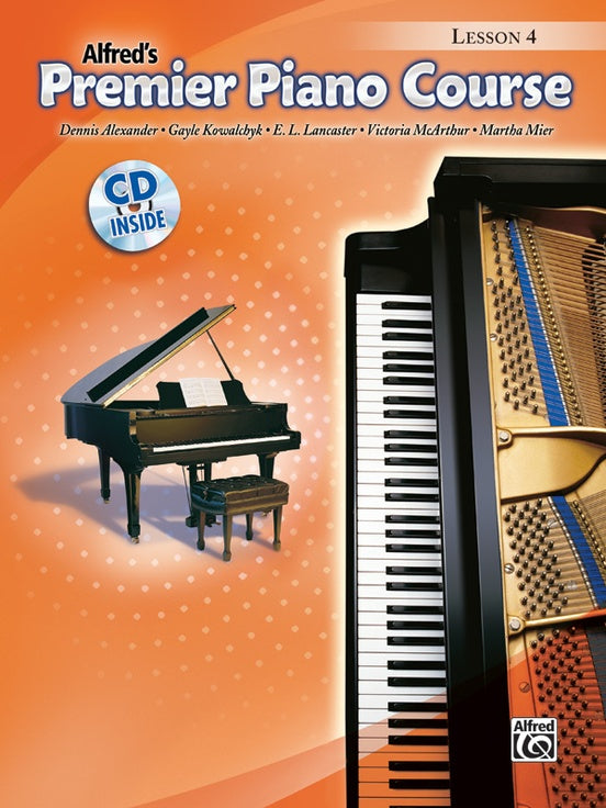 Alfred's Premier Piano Course - Lesson Level 4 Book and Cd