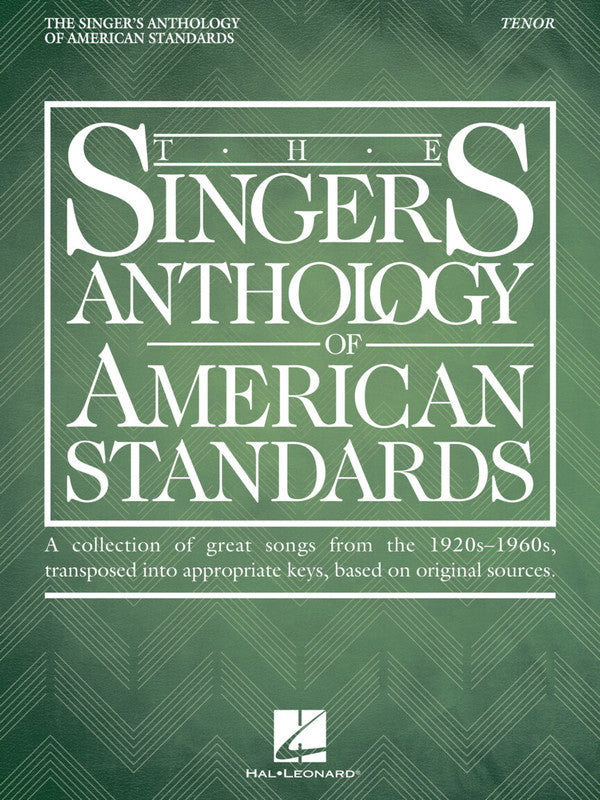 Singers Anthology American Standards Tenor