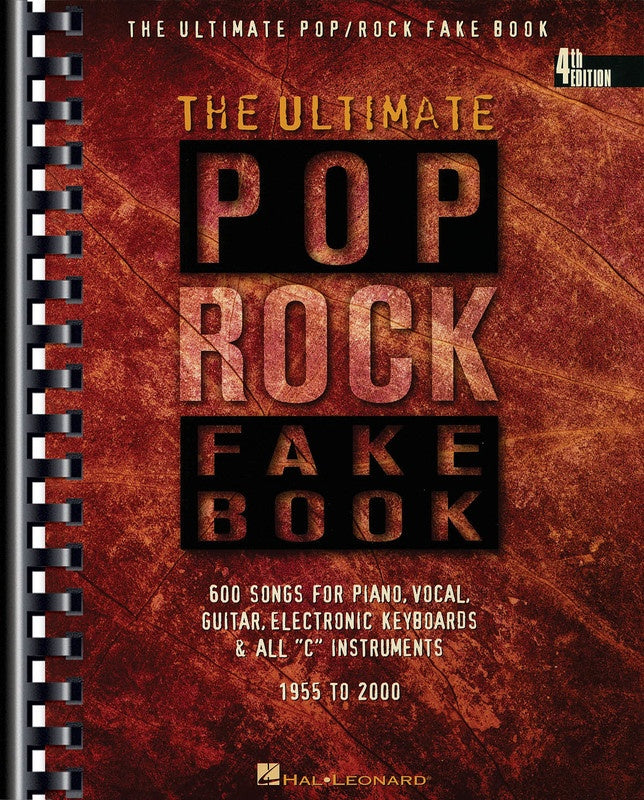 The Ultimate Pop/Rock Fake Book - 4th Edition - Music2u