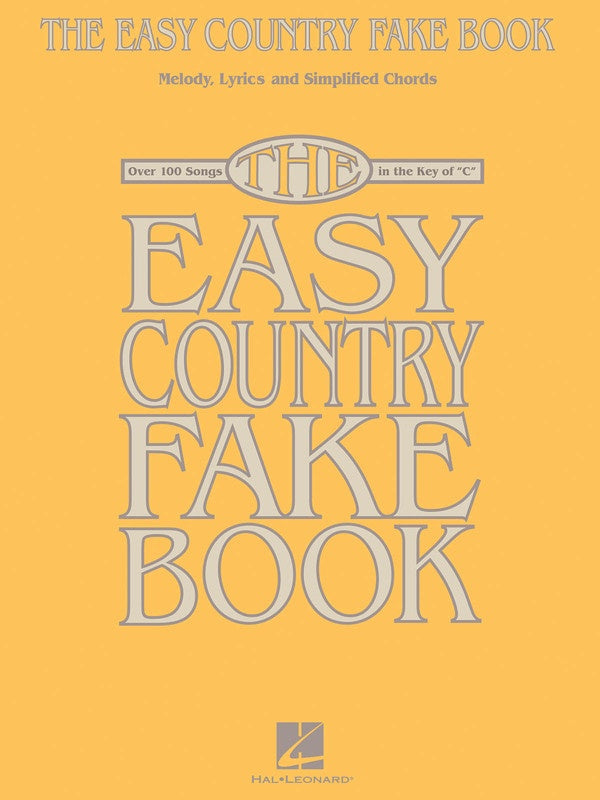 Easy Country Fake Book In The Key Of C