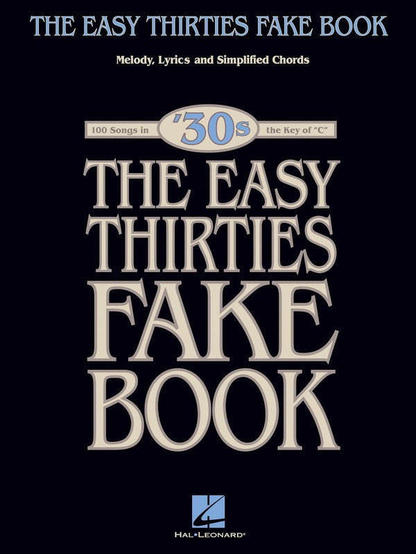 Easy Thirties Fake Book In The Key Of C