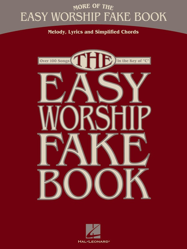 More Easy Worship Fake Book In Key Of C