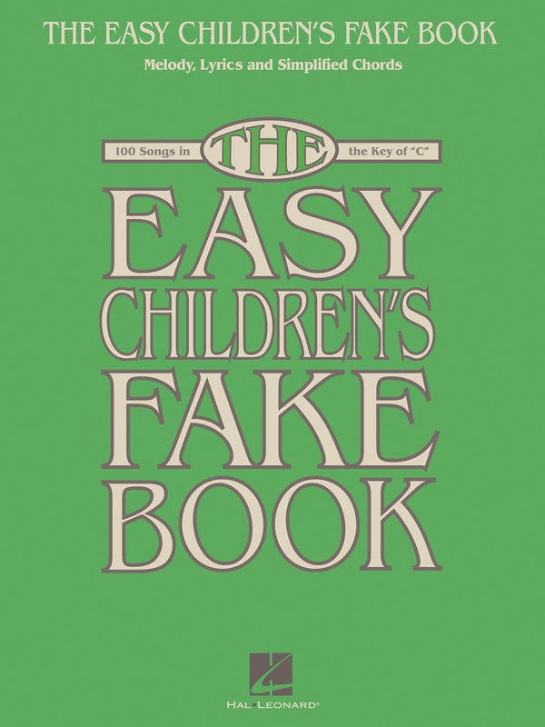 Easy Childrens Fake Book In The Key Of C