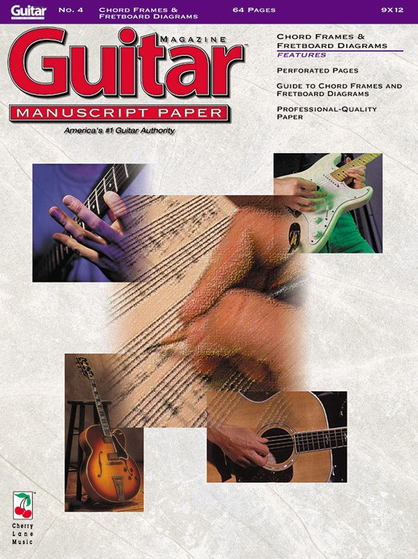 Guitar(TM) Magazine Manuscript Paper - #4 - Music2u