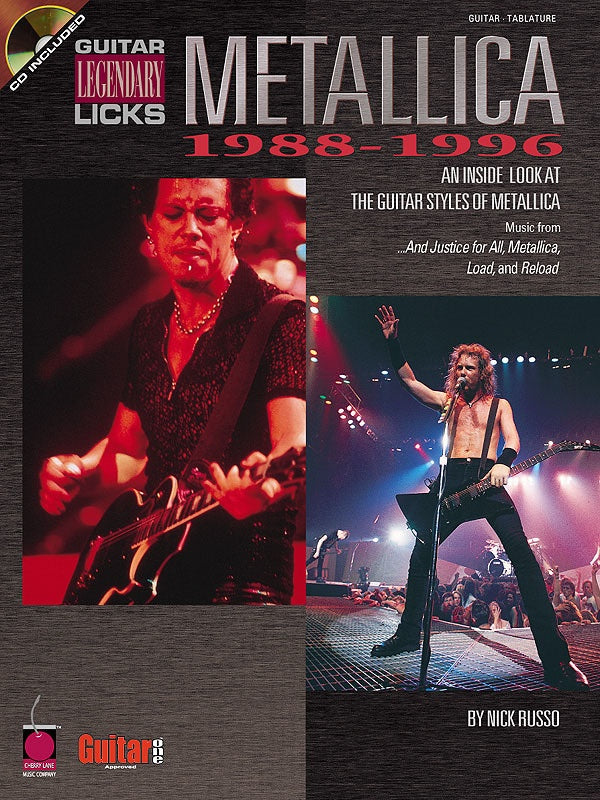 Metallica - Guitar Legendary Licks 1988-1996 Bk/Ola