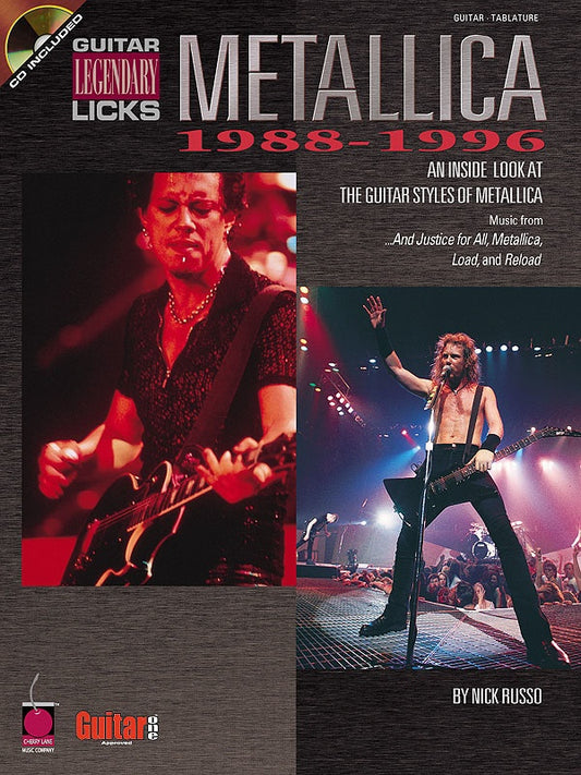 Metallica - Guitar Legendary Licks 1988-1996 Bk/Ola