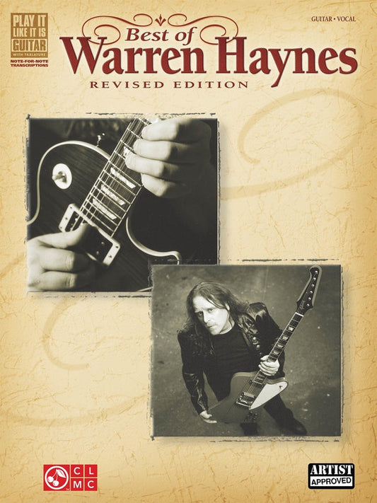 Best Of Warren Haynes Guitar Tab Book Revised Edition