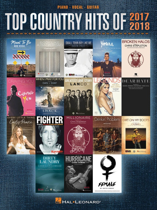 Top Country Hits Of 2017-2018 PVG