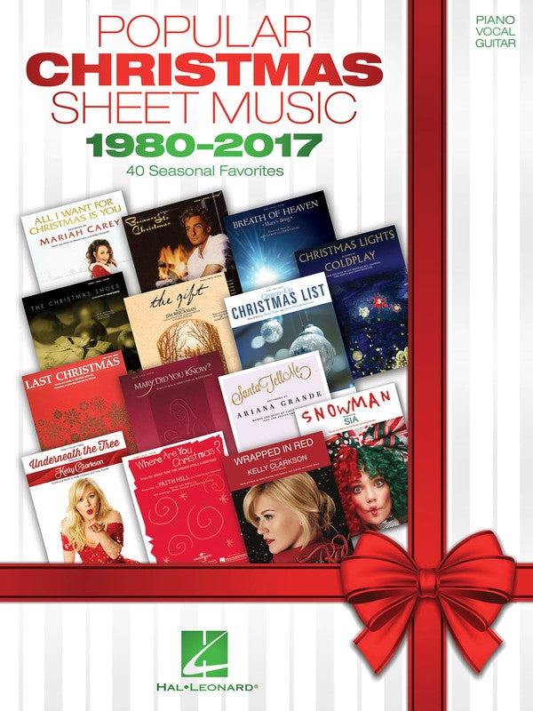 Popular Christmas Sheet Music 1980-2017 PVG