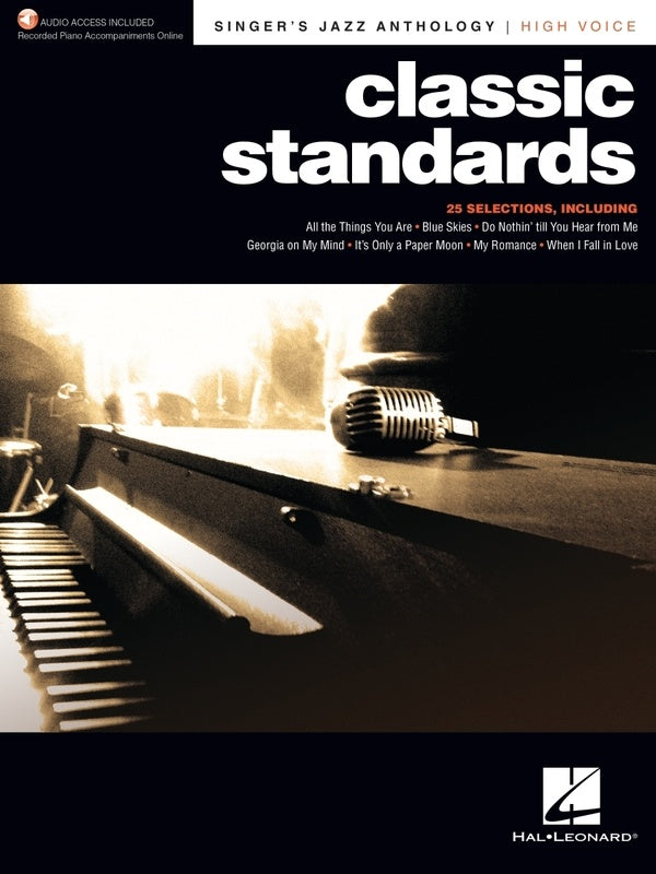 Classic Standards - Singers Jazz Anthology High Voice Book/Ola