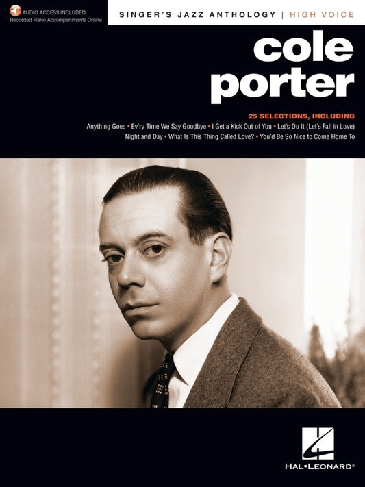 Cole Porter Singers Jazz Anth High Voice Bk/Ola