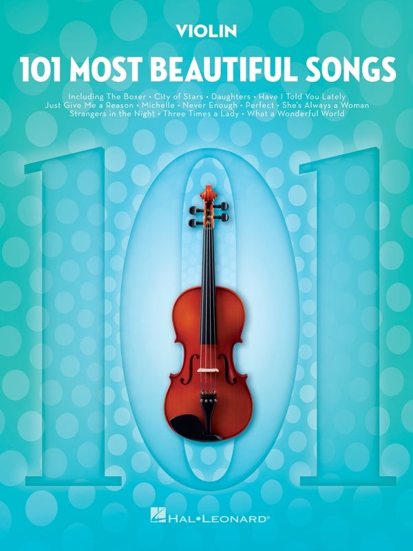 101 Most Beautiful Songs for Violin Book