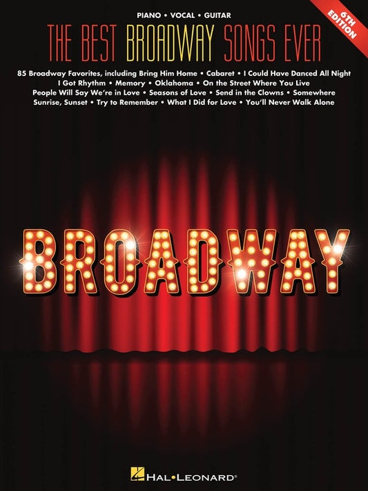 The Best Broadway Songs Ever PVG 6Th Edition