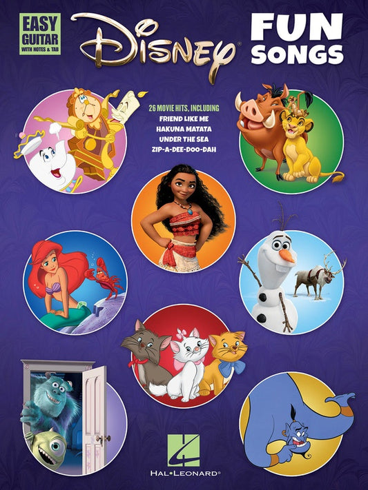 Disney Fun Songs For Easy Guitar Notes & Tab