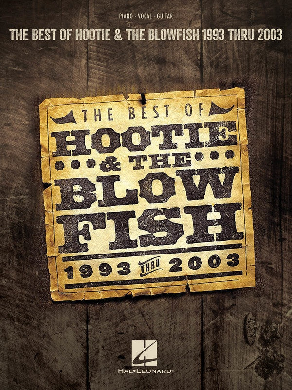 Best Of Hootie & The Blowfish 1993 Thru 2003 PVG Book