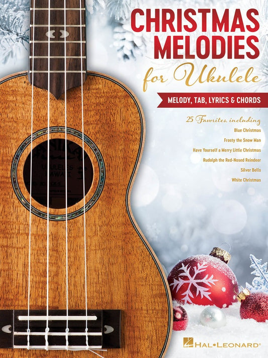 Christmas Melodies For Ukulele Book