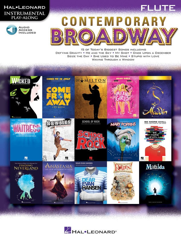 Contemporary Broadway For Flute Play Along Book/Ola