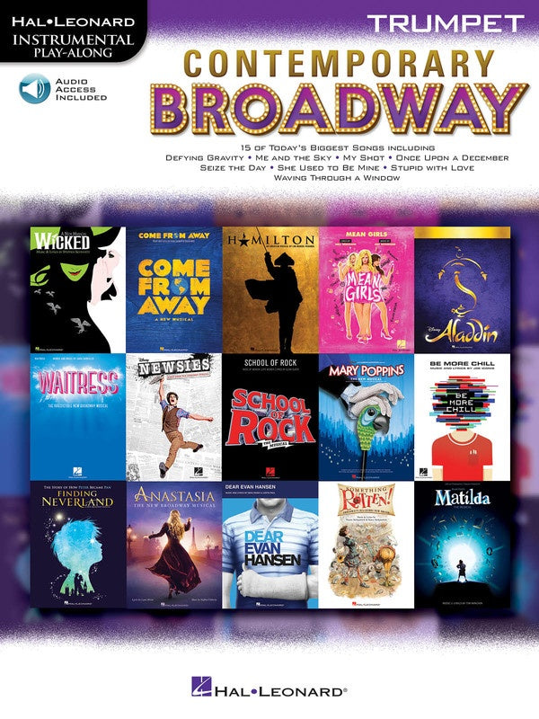 Contemporary Broadway For Trumpet Play Along Book/Ola