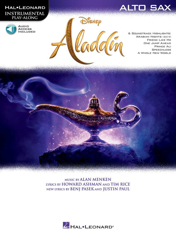 Aladdin For Alto Saxophone Play Along Book/Ola