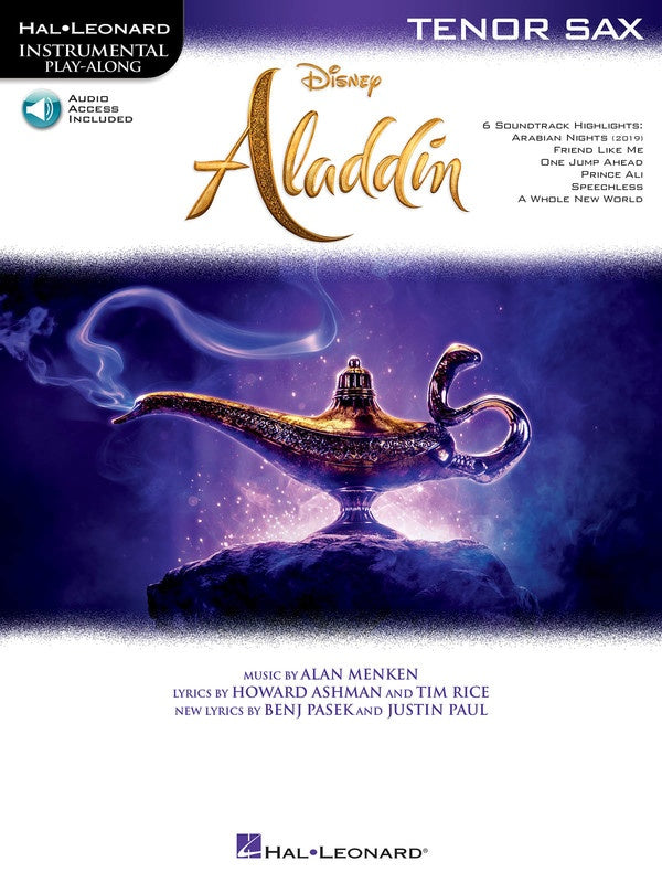 Aladdin For Tenor Saxophone Play Along Book/Ola