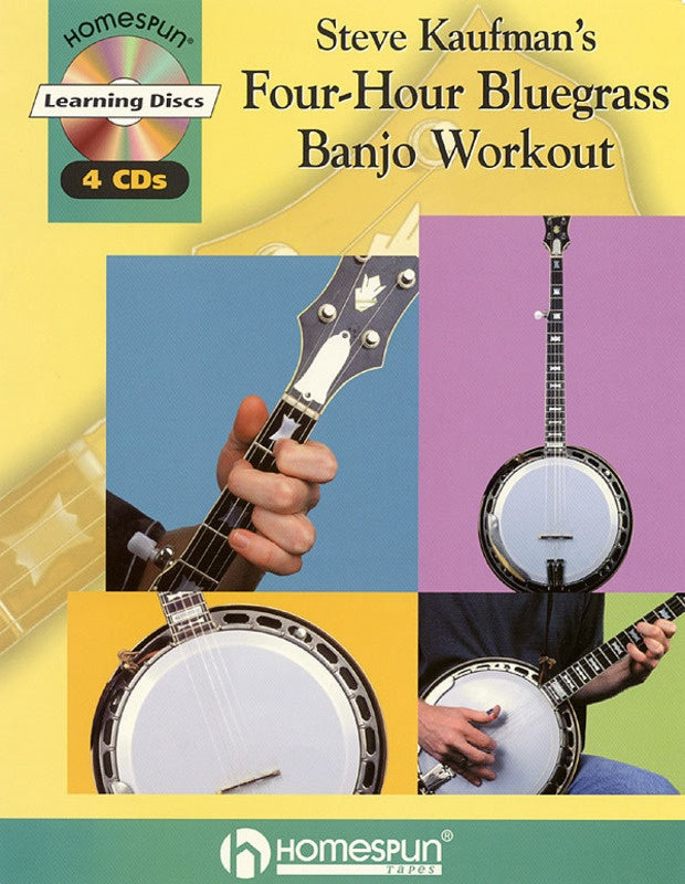 Four Hour Bluegrass Banjo Workout Bk/4Cds