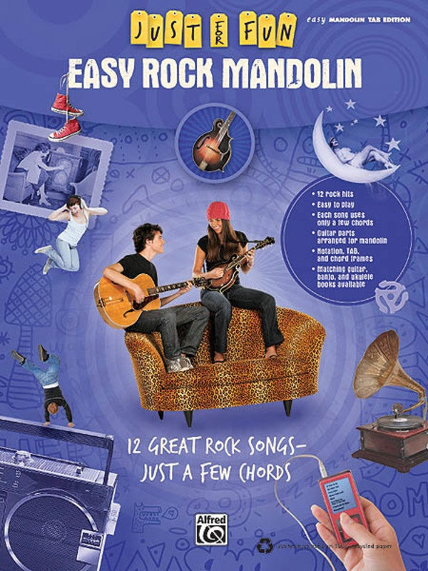 Just For Fun - Easy Rock Mandolin Book