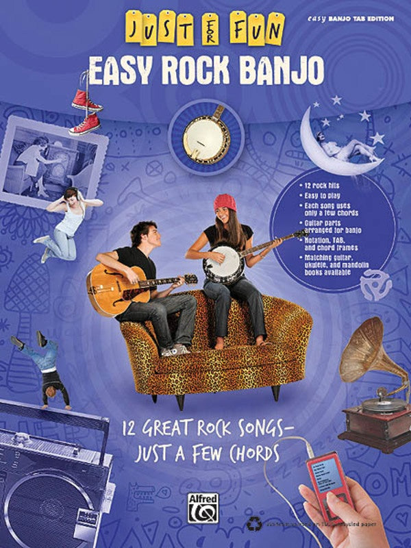 Just For Fun - Easy Rock Banjo Book