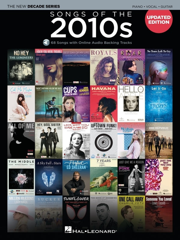 68 Hit Songs Of The 2010's Play Along PVG Book/Ola Updated Edition