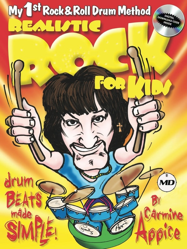 Appice - Realistic Rock For Kids Drum Method Book/Cd