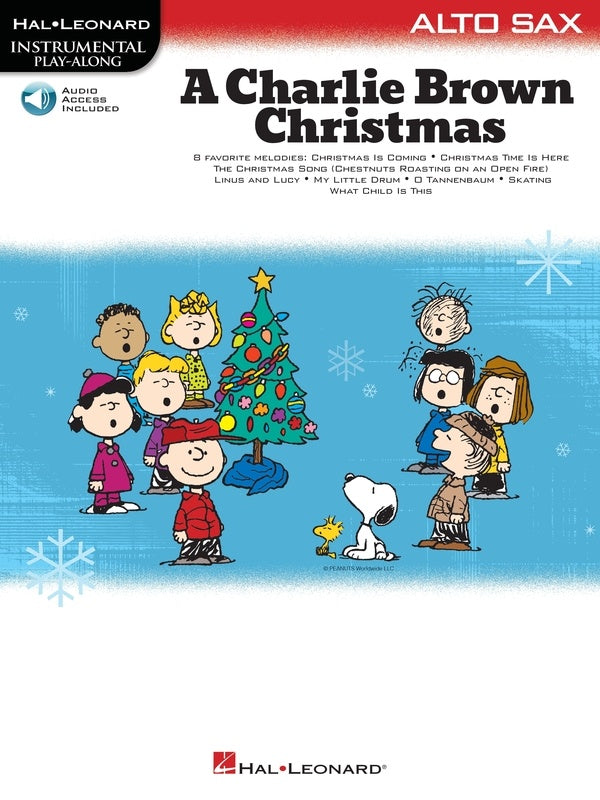 A Charlie Brown Christmas For Alto Saxophone Play Along Book/Ola