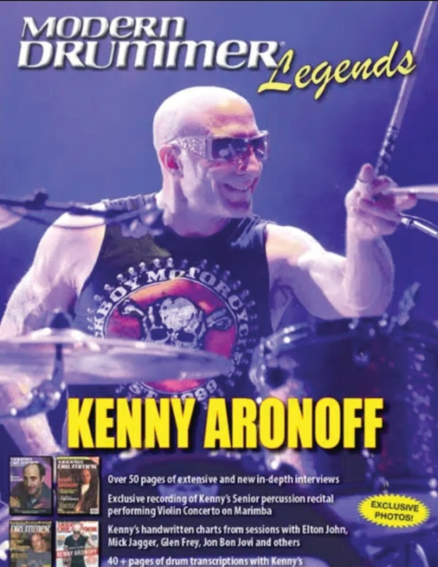 Modern Drummer Legends Kenny Aronoff Bk/Ola