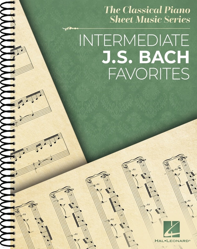 Intermediate J.S Bach Favorites For Piano Book