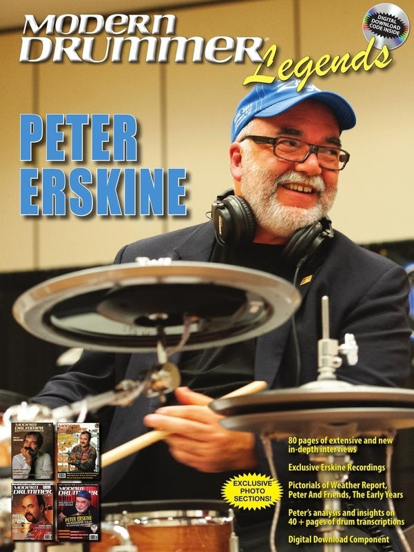 Modern Drummer Legends Peter Erskine Book/Ola