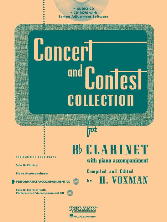 Concert And Contest Clarinet Cd Only