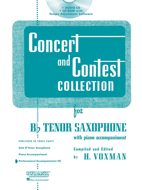 Concert And Contest Tenor Sax Cd Only