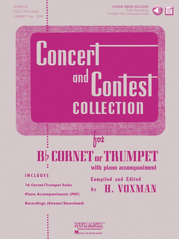 Concert And Contest Collection Trumpet Bk/Olm