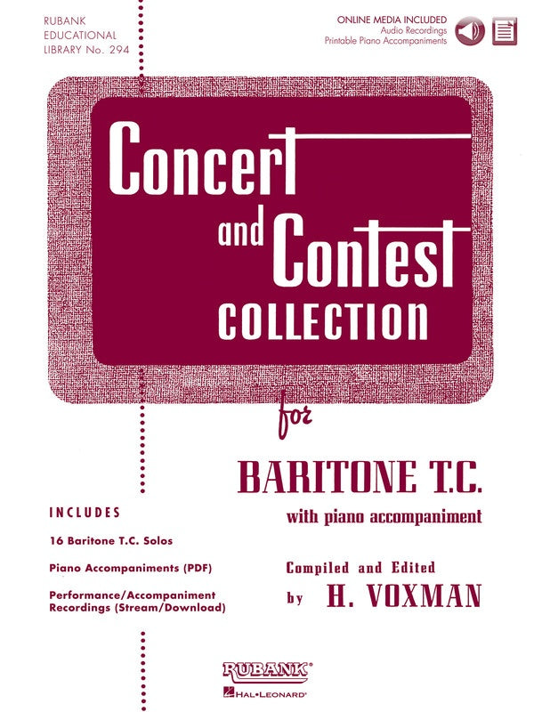 Concert And Contest Collection Bar Tc Bk/Cd