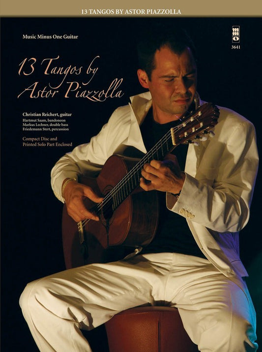 13 Tangos By Astor Piazzolla Guitar Book/Cd