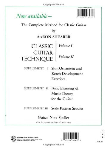 Shearer - Classic Guitar Technique Volume 2 Book (Shearer Series)