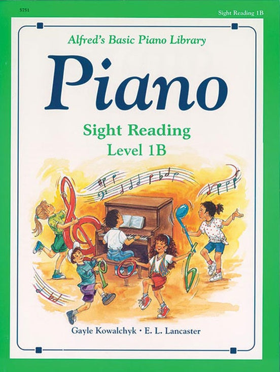 Alfred's Basic Piano Library - Sight Reading Level 1B Book