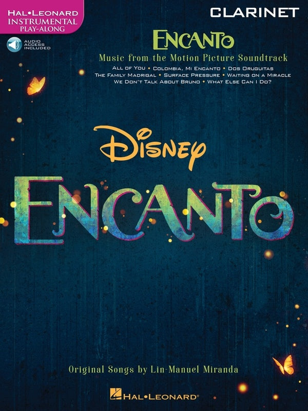 Encanto For Clarinet Movie Soundtrack Play Along Book/Ola