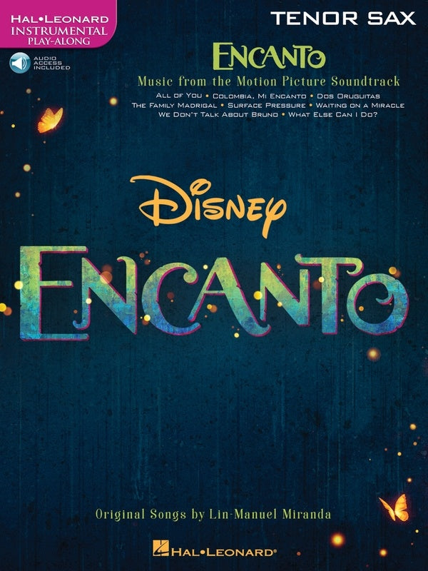 Encanto For Tenor Sax Movie Soundtrack Play Along Book/Ola