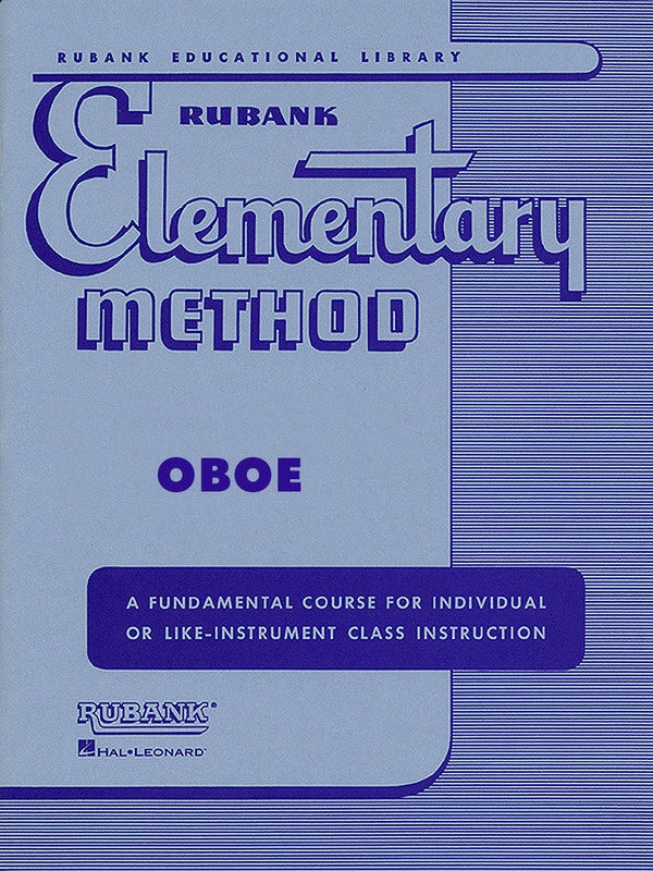 Rubank Elementary Method - Oboe Book